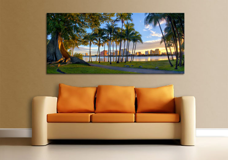 View from Palm Beach Island Downtown West Palm Beachby Justin Kelefas