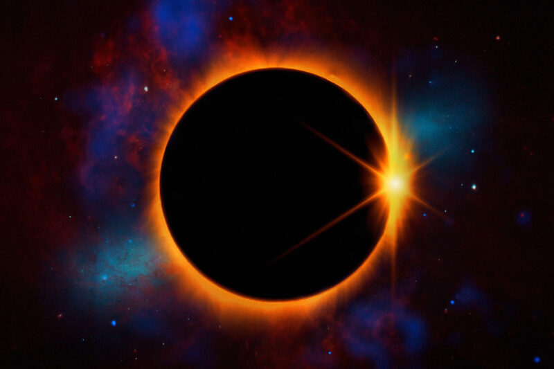 Soler Stars Solar Eclipse and Stars | Justin Kelefas Fine Art Photography