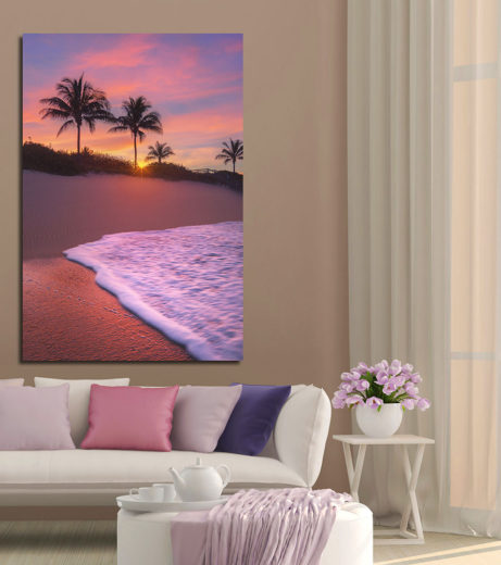 Sunset looking back from Coral Cove Beach by Justin Kelefas 1200