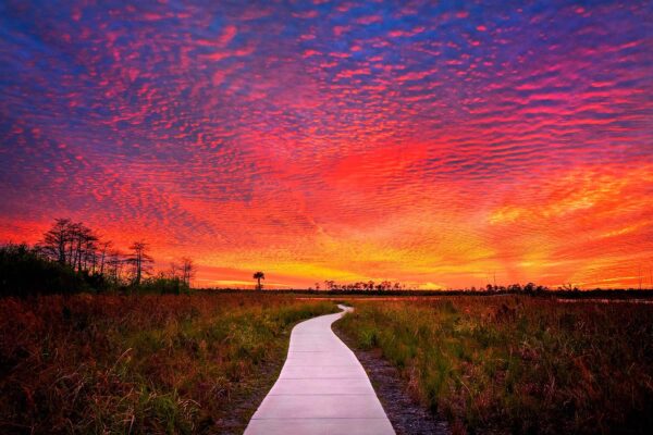 Beautiful Sunset over Jupiter Florida