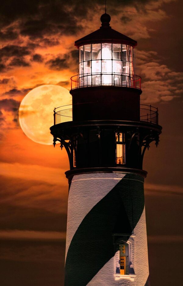 Full Moon over Saint Augustine Lighthouse