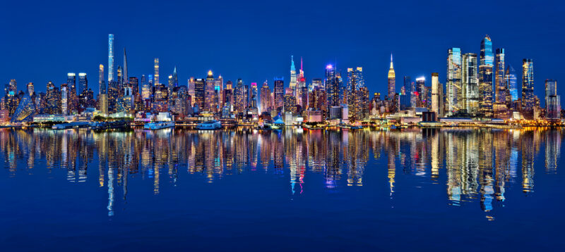 New York City Manhattan Skyline Panoramic