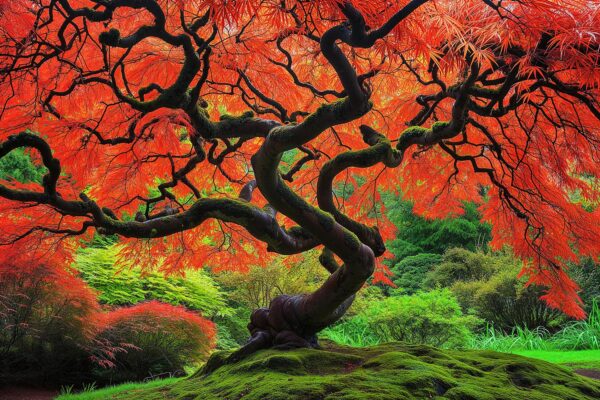 Tree of Life - iconic Japanese maple in fall colors